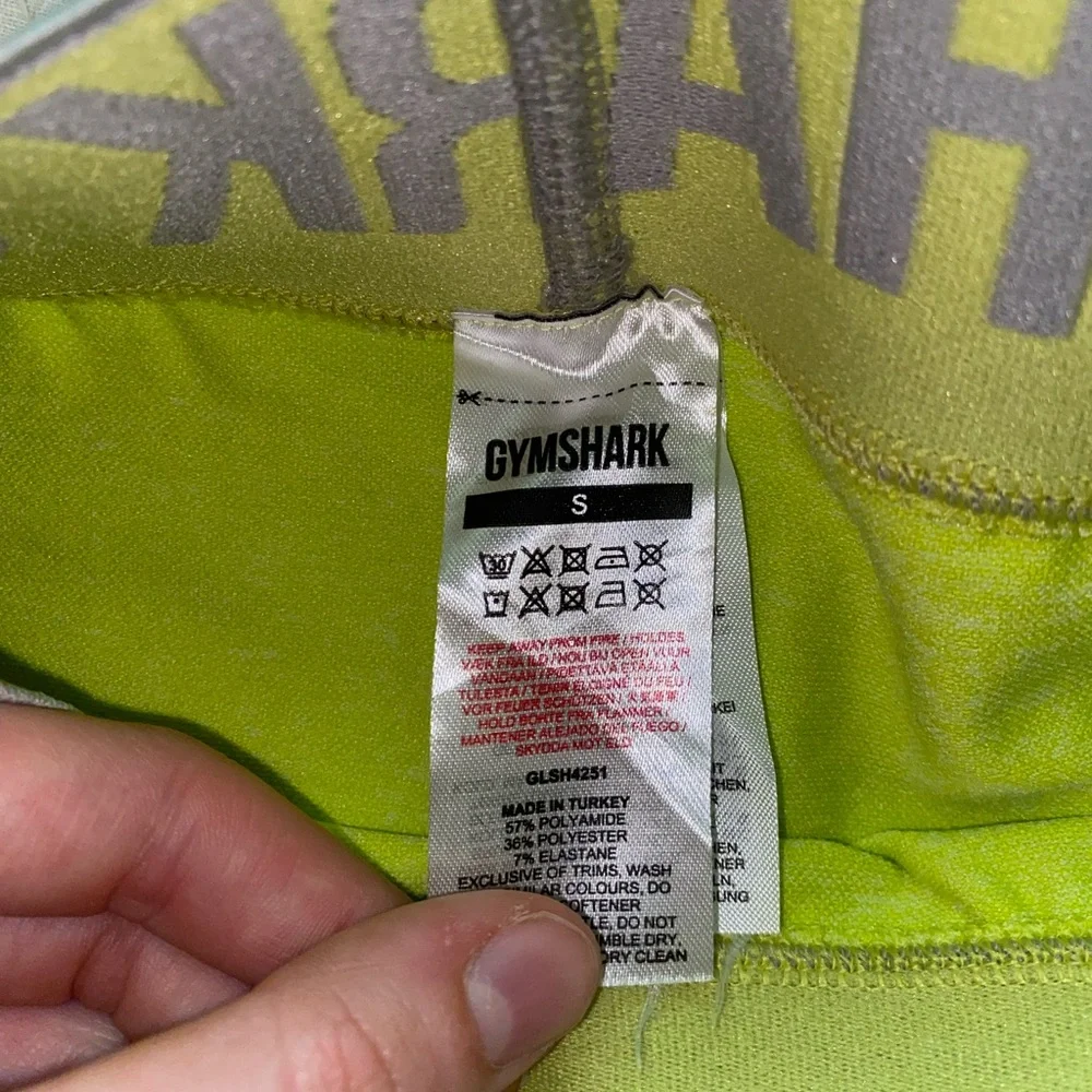 NWOT Lime Green Marl Gymshark Flex Shorts - Picture 5 of 7